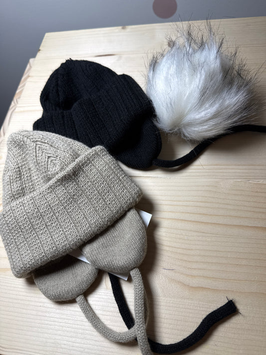 MPOMPON | LOT 2 TUQUES + POMPON