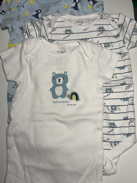 GEORGES | 3 CACHE COUCHE 3-6M