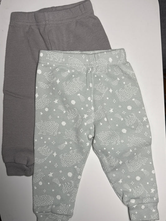 LOT DEUX PANTALONS 9M