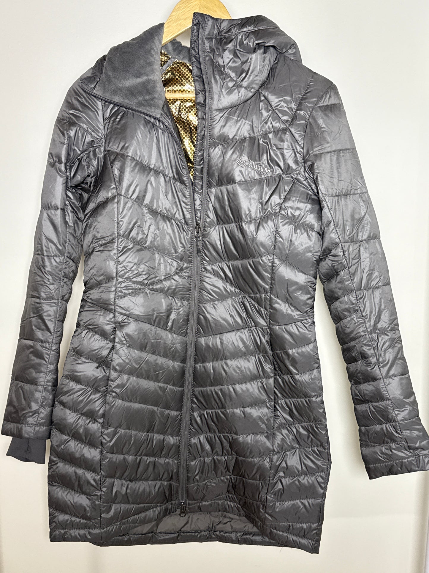 COLUMBIA - MANTEAU HEAVENLY LONG HOODED  GR SMALL