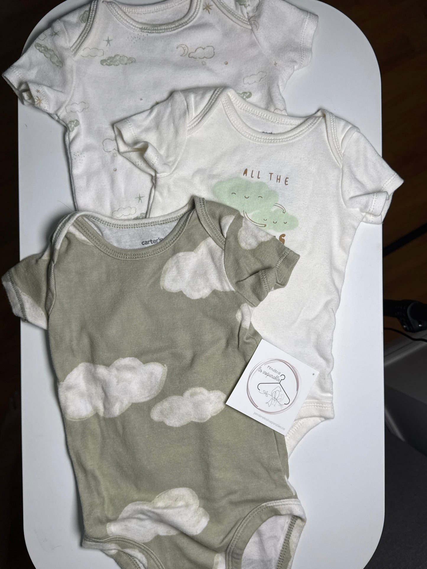 CARTER'S | LOT DE 3 CACHE COUCHE 6M