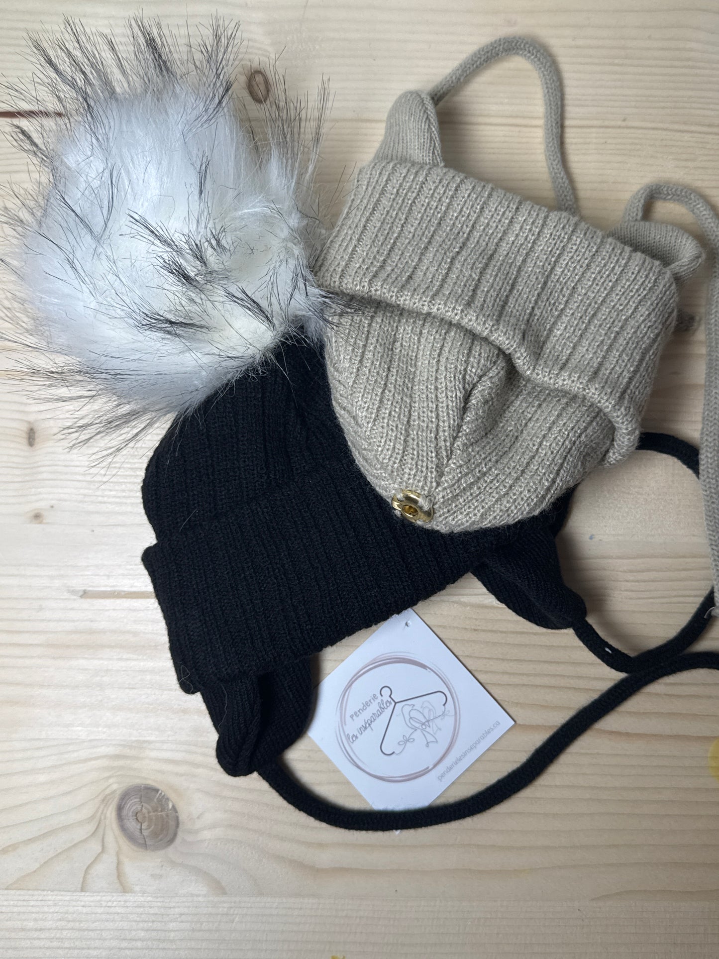MPOMPON | LOT 2 TUQUES + POMPON