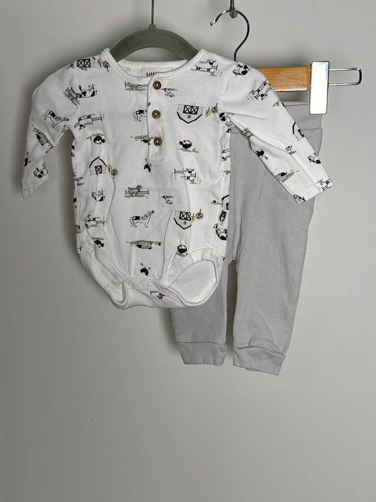RABBIT BEAR | CACHE COUCHE 3-6M