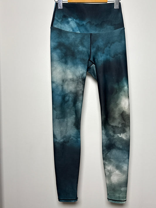 ORAKI | LEGGING PAINT WATERCOLOR TURQUOISE S
