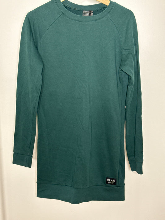 ORAKI | TUNIQUE FRENCH TERRY VERT FORÊT XS
