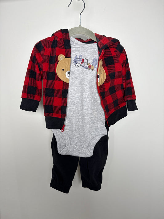 CARTER'S | ENSEMBLE 3 PIÈCES 6-9M