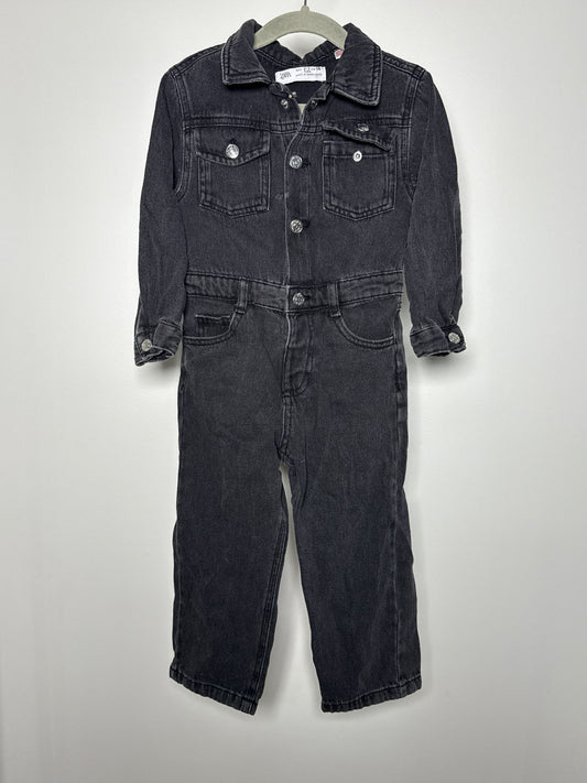 ZARA | COMBINAISON JEANS 2-3A