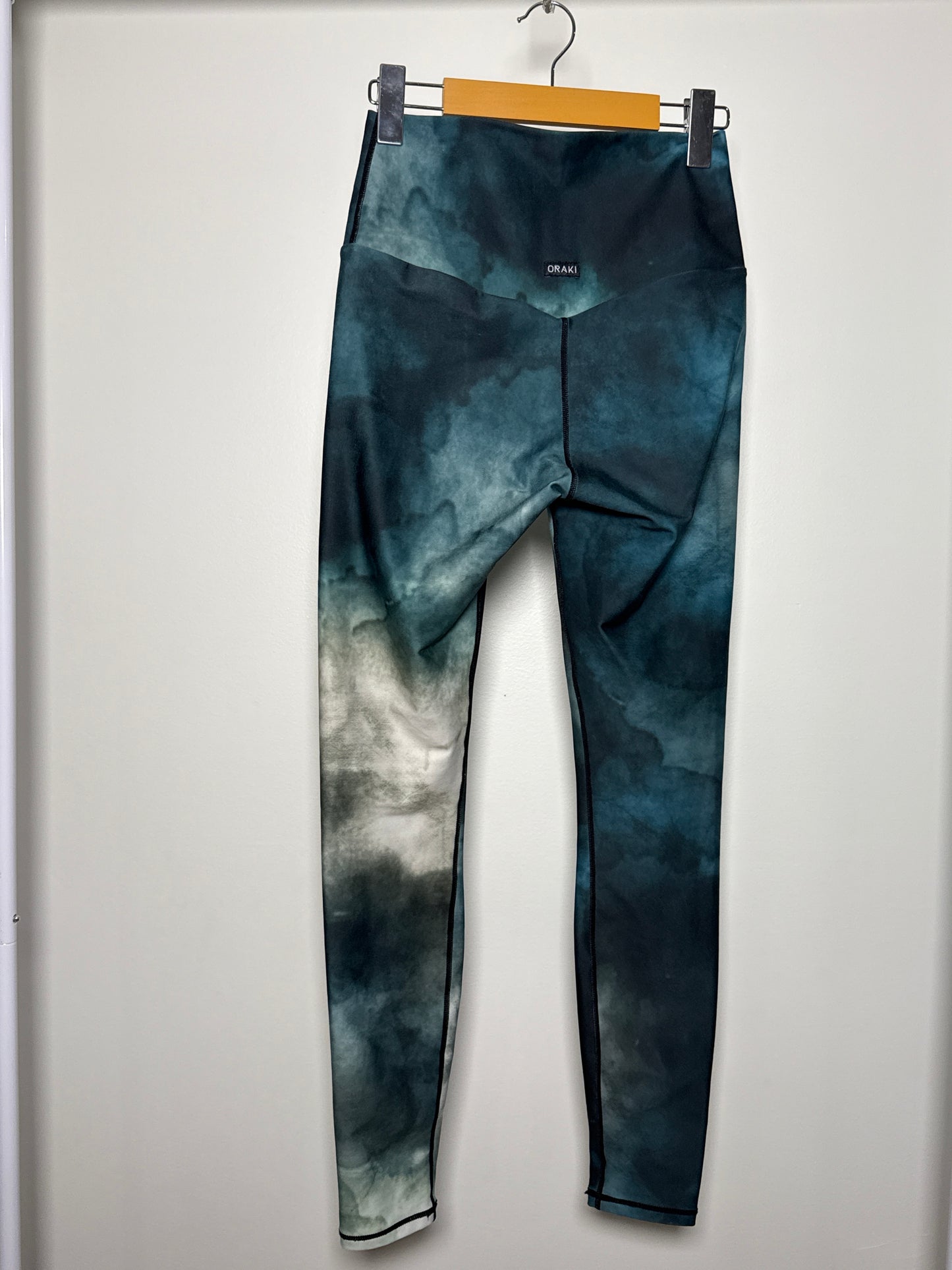 ORAKI | LEGGING PAINT WATERCOLOR TURQUOISE S