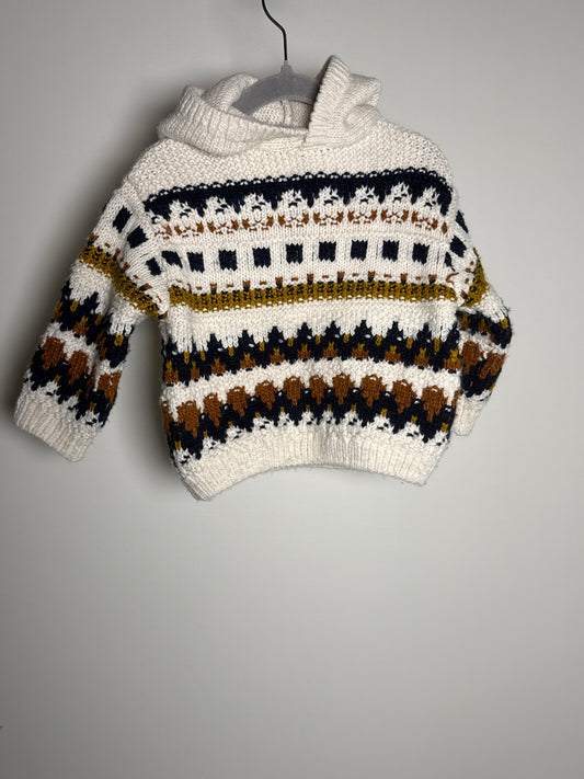 ZARA | LAINE CAPUCHON 6-9M