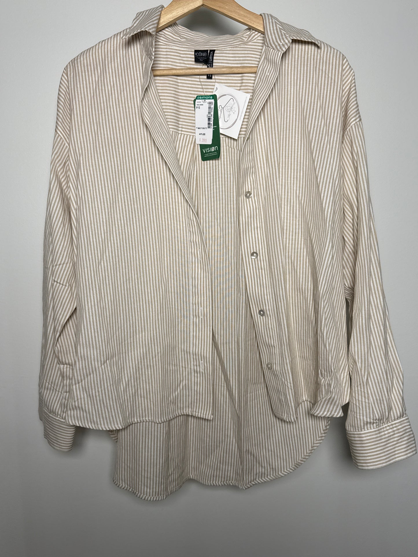 ICONE | CHEMISE S* NEUVE AVEC ÉTIQUETTE