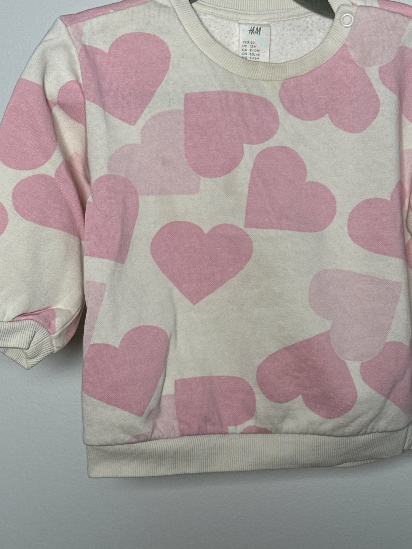 H&M | CREWNECK 9-12M * IMPARFAIT